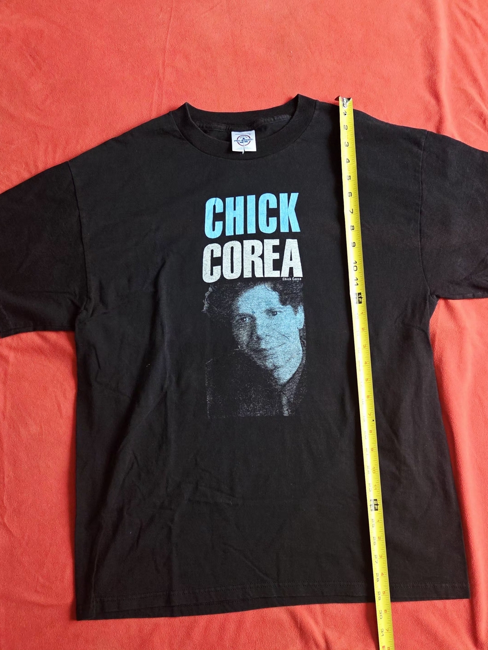 CHICK COREA VINTAGE SUPER RARE LARGE T-SHIRT KNIT IN USA